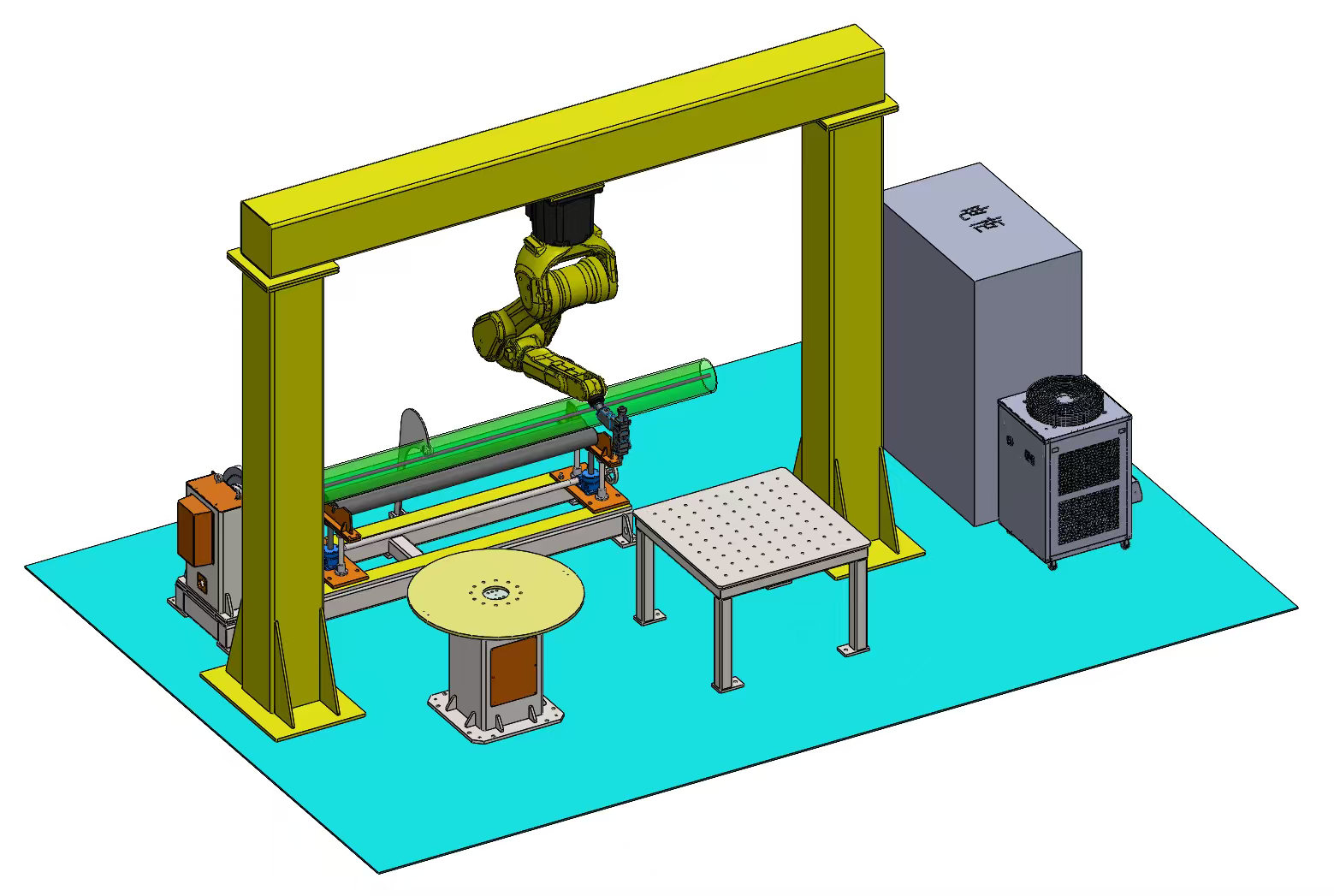 Gantry + Positioner Cutting